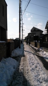 大雪のあとさき