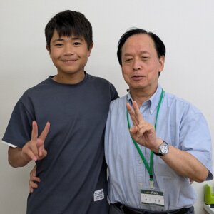 2024冬　中学2年　相川陸さん　須永先生